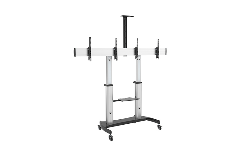 Мобильная стойка Wize Pro MH255, для 2 дисплеев 37"-60", до 50 кг