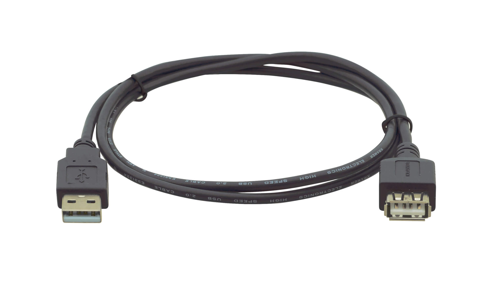 Кабель Kramer Electronics C-USB/AAE-15, USB-A 2.0 вилка-розетка, 4,6 м