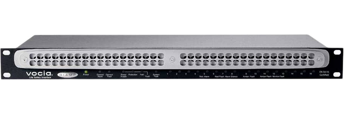 Контроллер BIAMP [VOCIALSI-16] Vocia Life Safety Interface, with 4 discrete inputs and support for Vocia IM-16 Interface Module