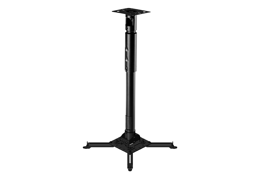 Потолочный комплект Wize Pro PRS47A, штанга 60-120 см, наклон ±15°, до 35 кг, черный