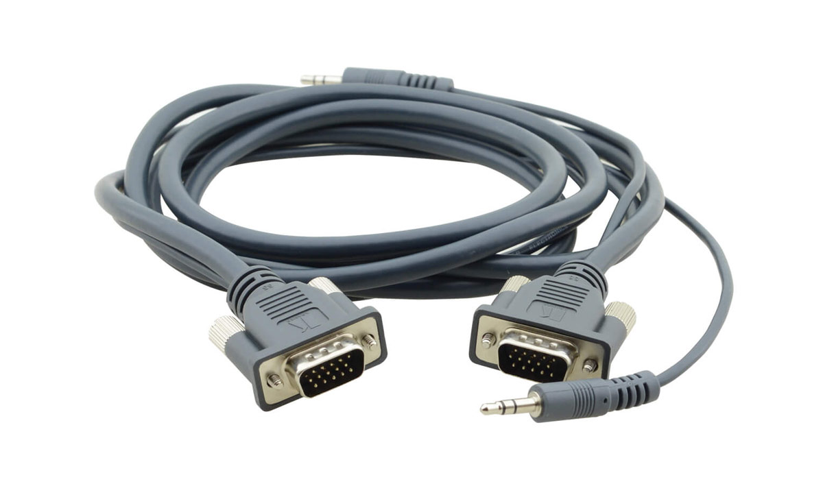 Кабель Kramer 92-2202075, C-GMA/GMA-75, VGA+аудио, 22,9м
