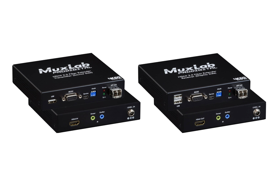 Удлинитель сигнала MuxLab 500485, HDMI 2.0, SM