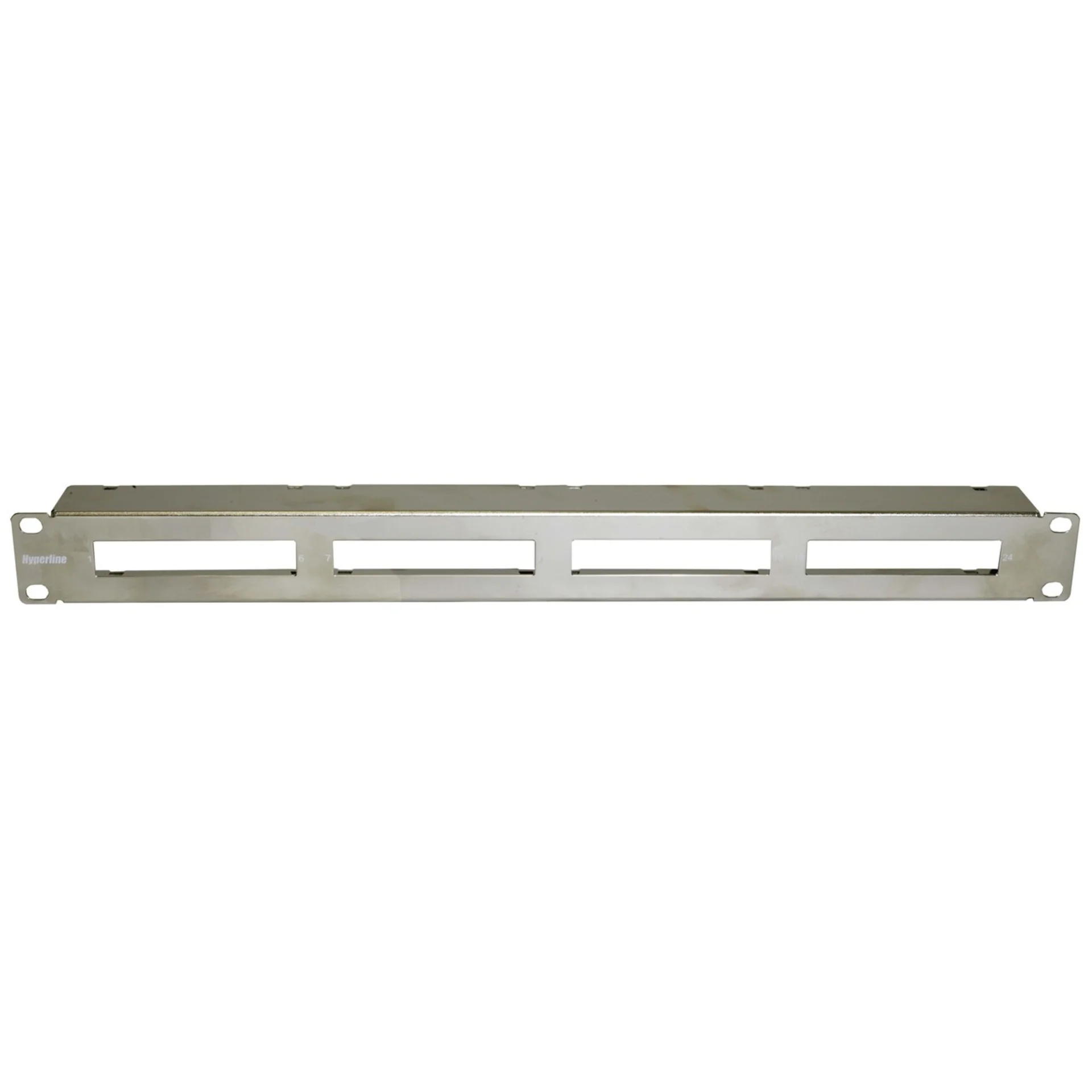 Патч-панель Hyperline PPTR-19-4CU-STL, 1U, 4 слота под кассеты