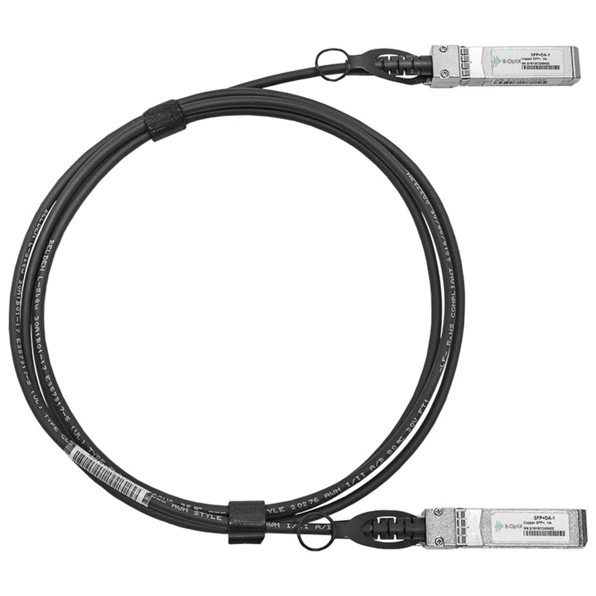 Трансивер B-OptiX BO-SFP+DA-5, SFP+, 10G, DAC, 5м