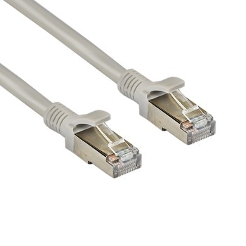 Патч-корд ExeGate FTP-RJ45-RJ45-C5e-CU-10M-GY, FTP, Cat.5e, 10 м, серый