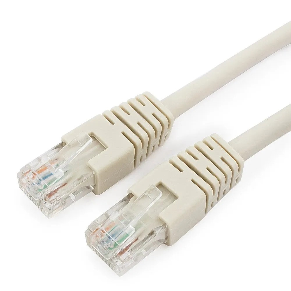 Патч-корд Cablexpert PP6U-10M, UTP cat.6, RJ45, 10м, серый