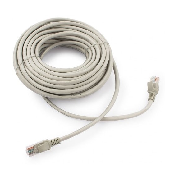 Патч-корд Cablexpert PP12-15M, Cat.5e, 15 м, серый