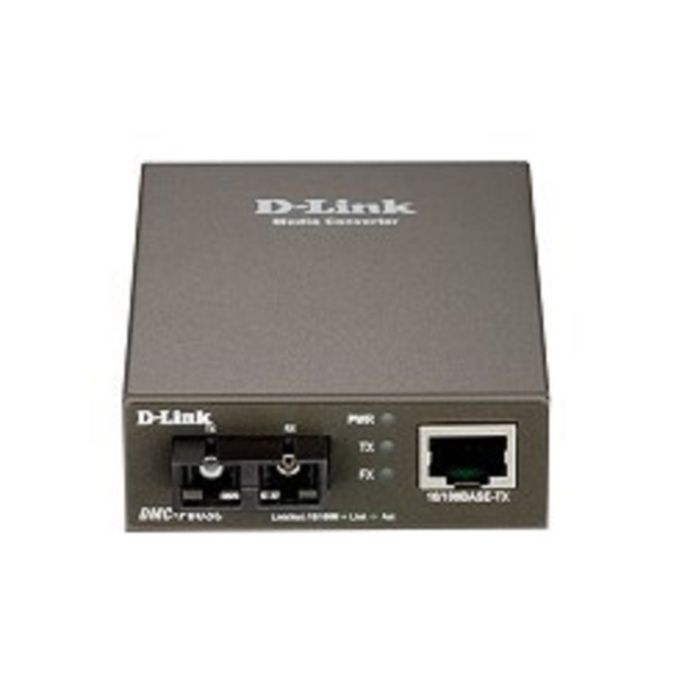 Медиаконвертер D-Link DMC-F60SC/B1A, 10/100Base-TX — 100Base-FX SC, до 60 км