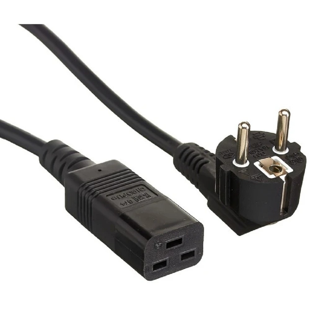 Кабель питания EXEGATE EX297803RUS, Schuko — IEC C19, 3×1,5 мм², 1,8 м