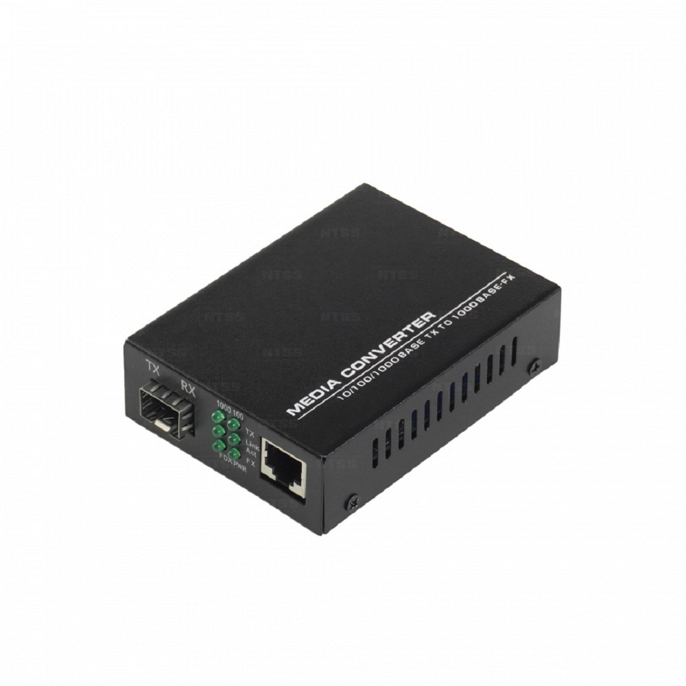 Медиаконвертер NTSS NTSS-1000-SFP, RJ45 10/100/1000Base-TX/1000Base-FX