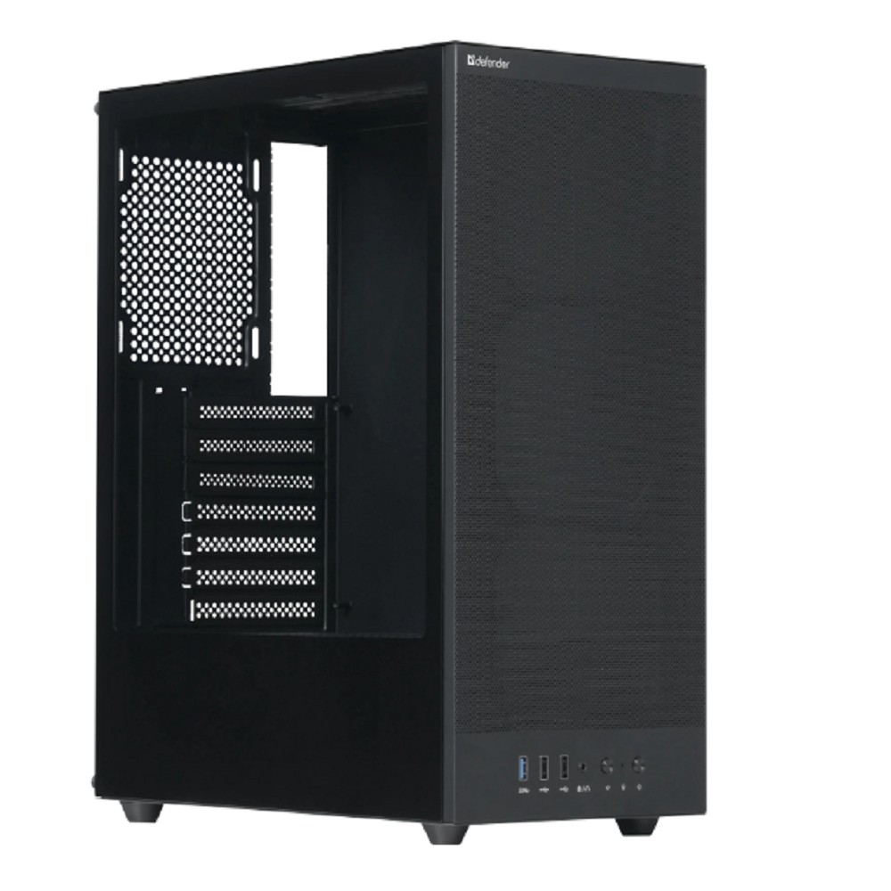 Корпус DEFENDER RaptorX 25121, Miditower ATX, без БП, окно