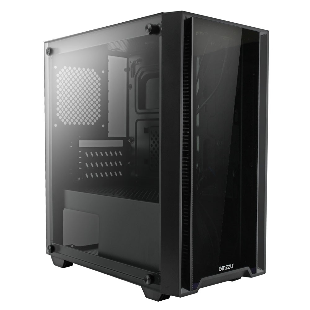 Корпус Ginzzu CL510, mATX, сталь, боковое окно