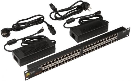 Патч-панель LANMASTER LAN-PP24-POE/A2, 19" 1U, 24xRJ-45 кат.5e, PoE