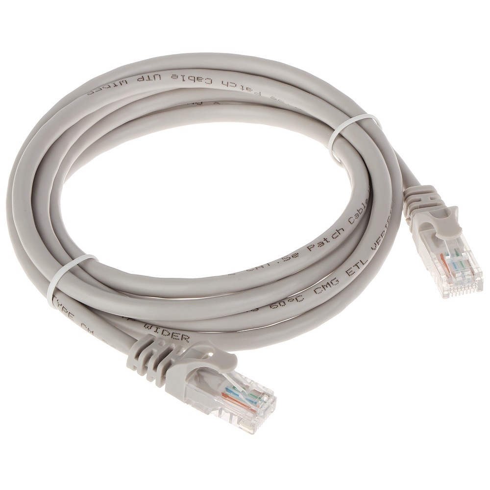 Патч-корд Bion BPC-U5E101-1.5M, U/UTP Cat.5e, AWG 26, CCA, PVC, 1,5 м, серый