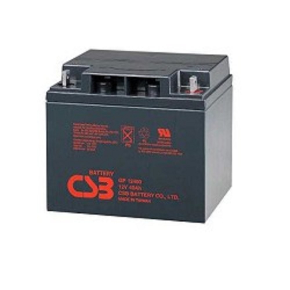 Аккумулятор CSB GPL12400, 12 В, 40 А·ч, AGM, клеммы T7 (болт М6)