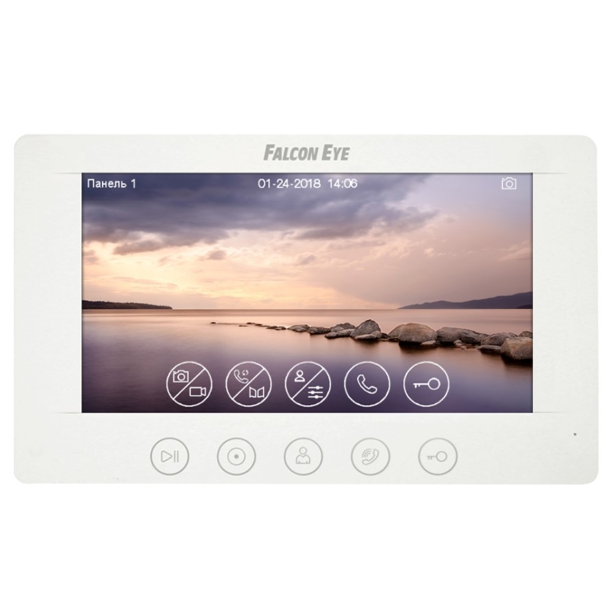 Видеодомофон FALCON EYE COSMO HD PLUS, 7" LCD/TFT, 800×480, до 2 камер