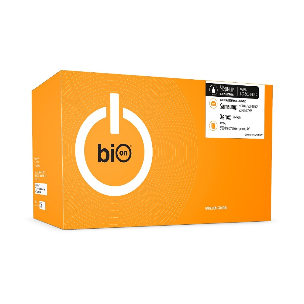 Картридж Bion BCR-SCX-4100D3, чёрный, 3000 стр., с чипом