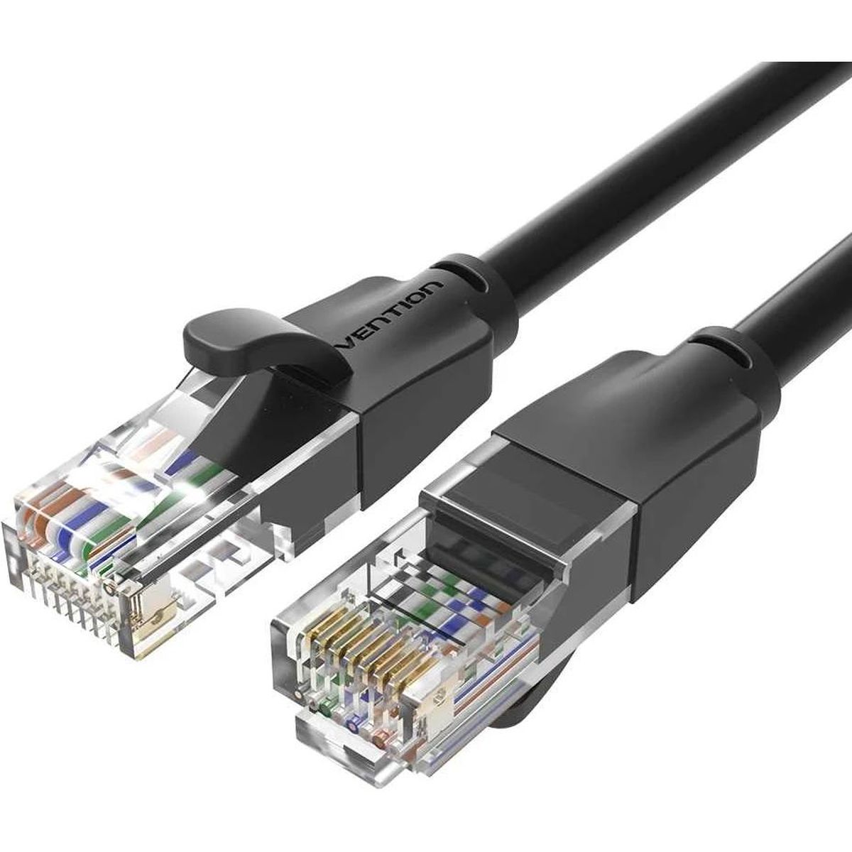 Патч-корд Vention IBEBL, UTP cat.6, RJ45, 10 м, черный