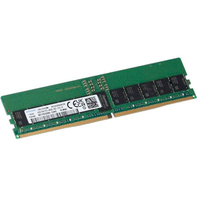 Память Samsung M321R4GA3BB6-CQKVS, DDR5, 32GB, 4800MHz, RDIMM, ECC