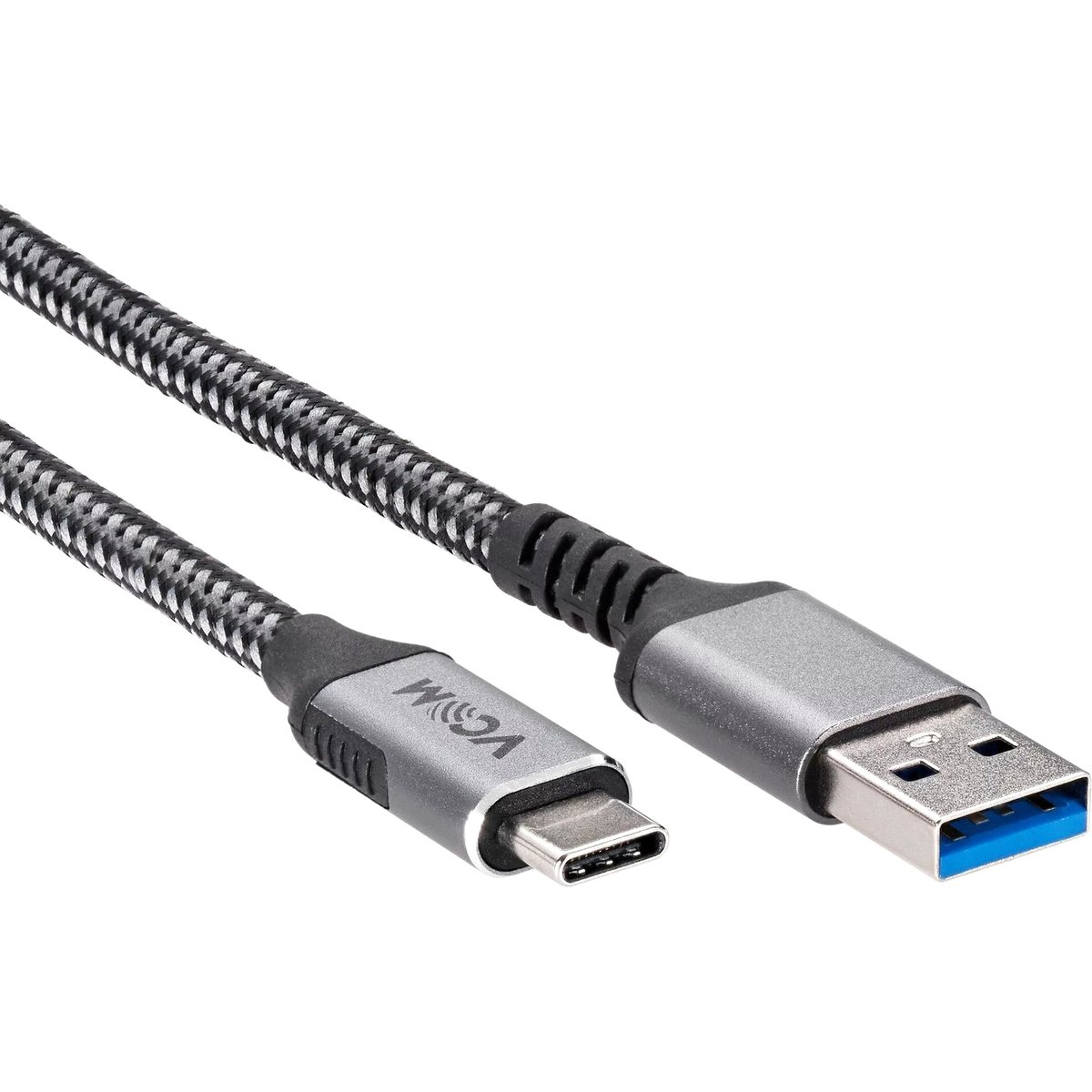 Кабель VCOM CU401M-1M, USB Type-C→Type-A, USB 3.2, 1 м