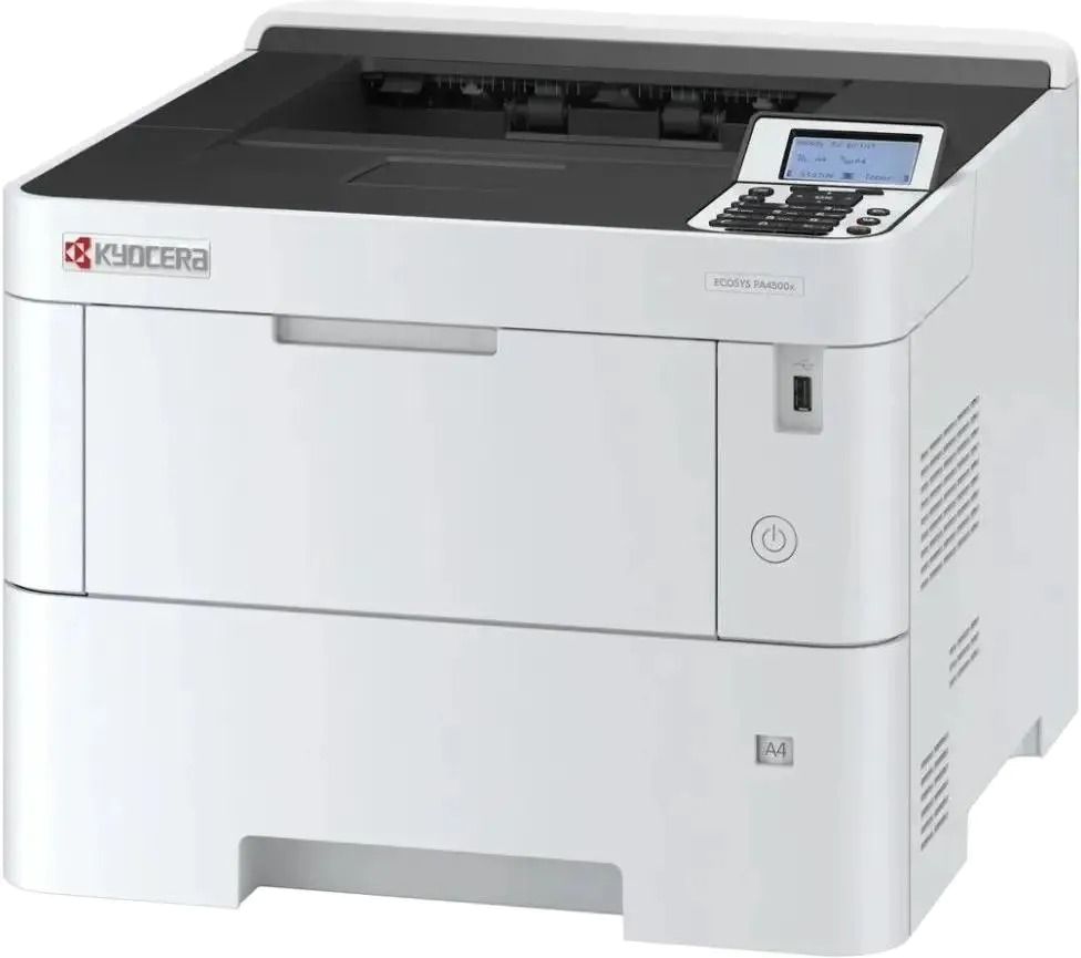 Принтер лазерный KYOCERA ECOSYS PA4500x, A4, ч/б, 45 стр/мин, 1200x1200 dpi, дуплекс