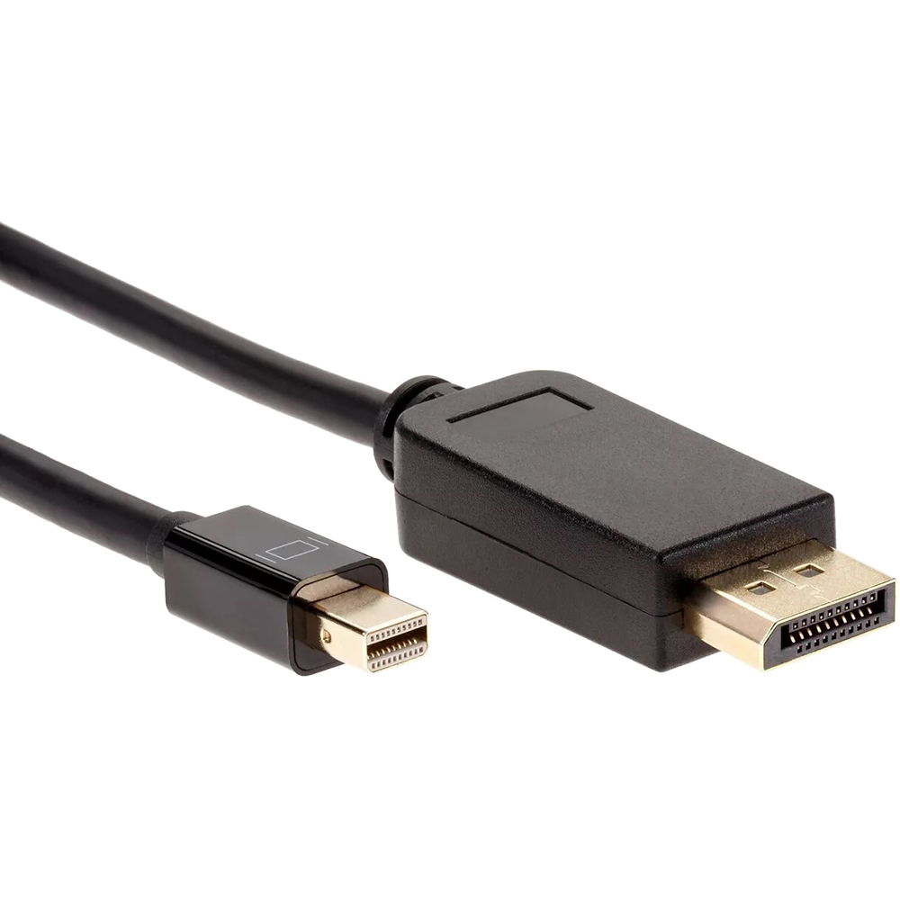 Кабель-переходник Vcom CG682-1.8M, Mini DisplayPort M — DisplayPort M, 1,8 м, 4K 60 Гц