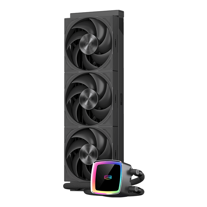 Система охлаждения PCCooler DE360 MAX BK, 360 мм, 3×120 мм, ARGB