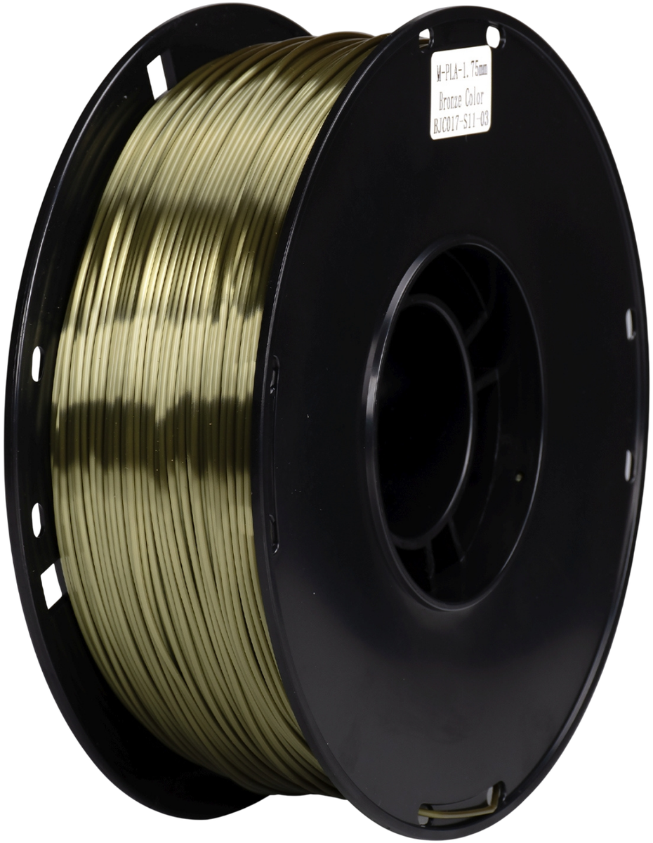 Филамент Cactus CS-3D-PLA-1KG-S-BRON, PLA SILK, 1,75 мм, 1 кг, бронзовый