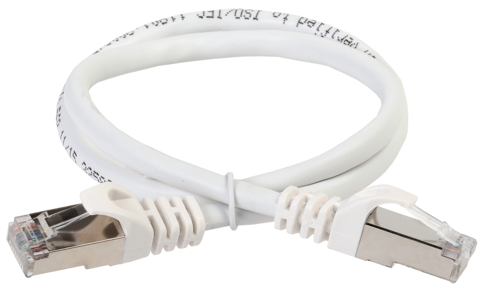 Патч-корд ITK PC08-C6ASL-1M-SC-HC, кат.6A S/FTP, 1м