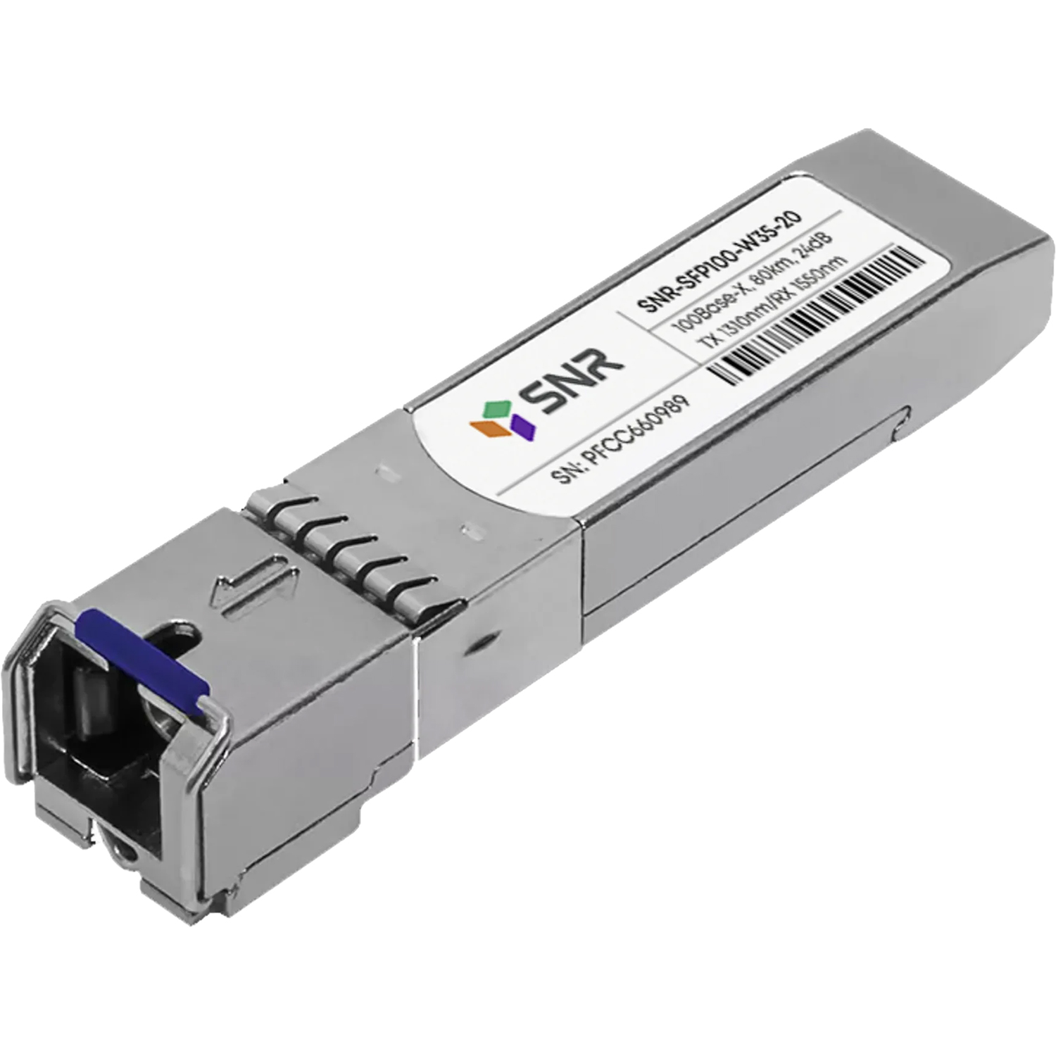 Модуль SFP SNR SNR-SFP100-W35-20-LC, WDM, 1310нм, 20км, 100Мб