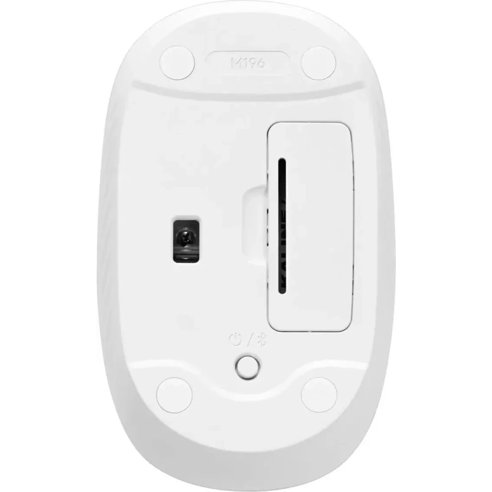 Мышь Logitech M196, беспроводная Bluetooth 5.0, 1000 dpi, 3 кнопки, белая