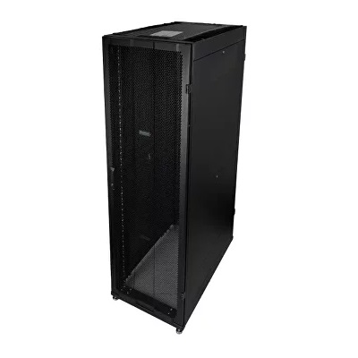 Шкаф серверный Systeme Electric UR3100, 42U, 600×1070 мм, перфорированная дверь, черный