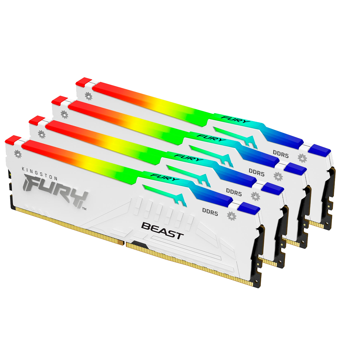 Оперативная память Kingston KF560C40BWAK4-64, 64ГБ (4×16ГБ), DDR5-6000, RGB