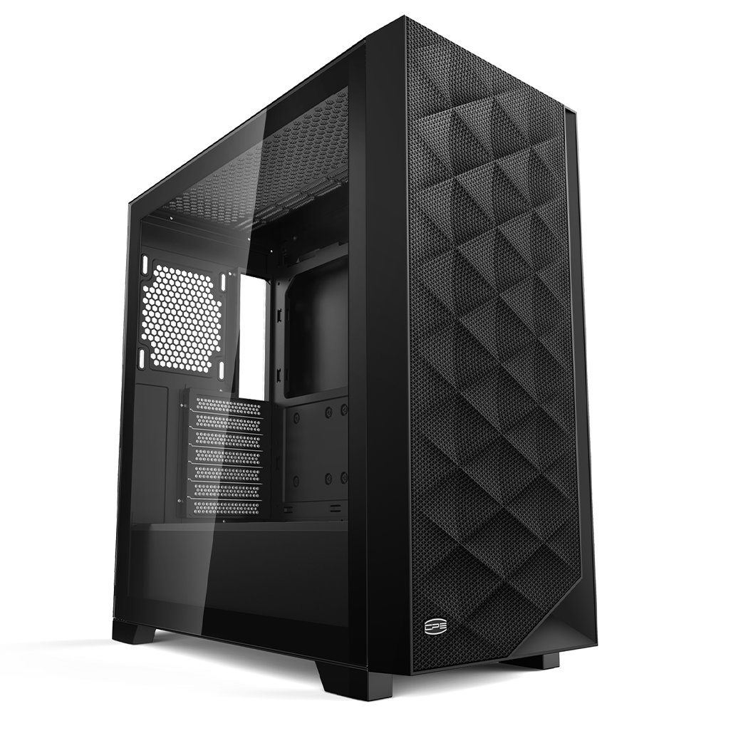 Корпус PCCooler C3D510 BK, Mesh Mid Tower, E-ATX/ATX/mATX/mITX, TG, без БП