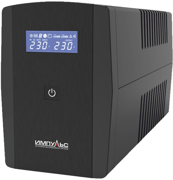 ИБП Импульс JS12211, 1200ВА/720Вт, line-interactive, Tower, LCD