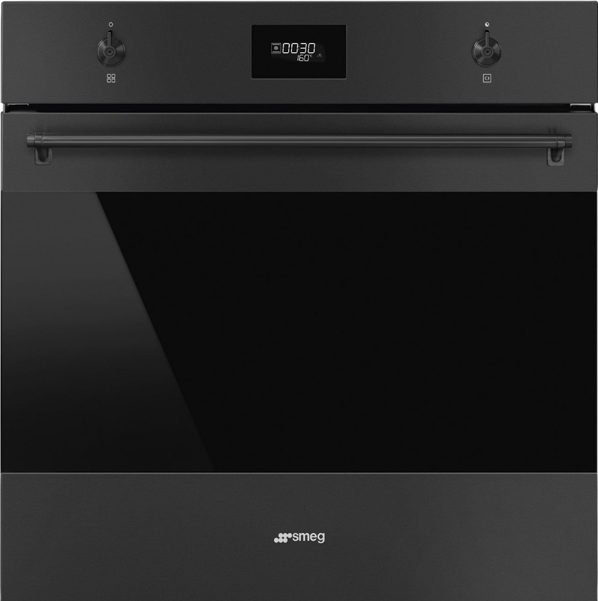 Духовой шкаф SMEG SF6301TN, электрический, 70 л, 10 функций, чёрный