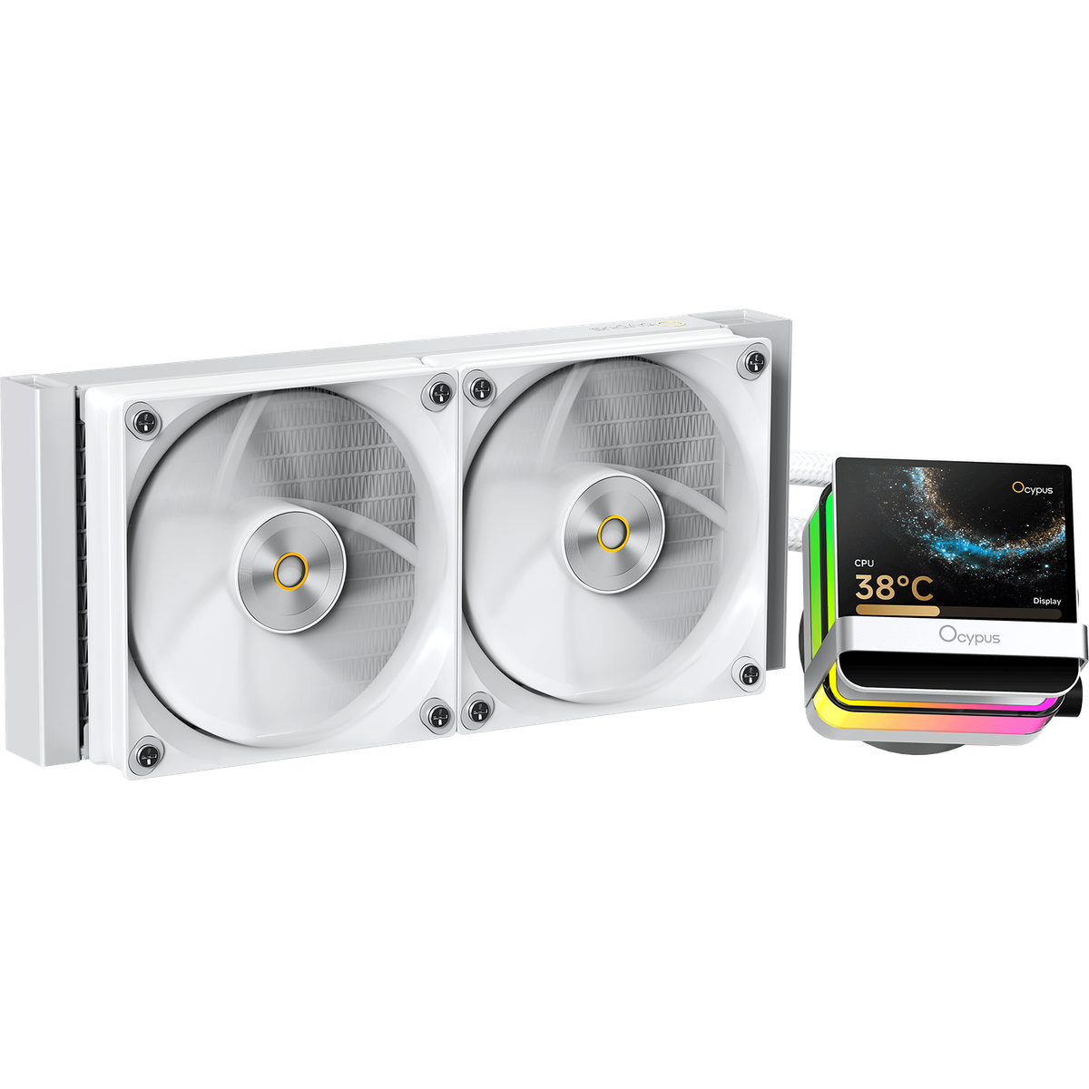 СЖО Ocypus Sigma L24 PRO WH Sigma-L24-WH2ANWL00P-GL, 240мм, 290Вт, белый