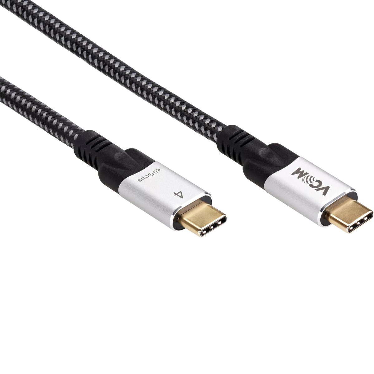 Кабель VCOM CU560-1.2M, USB4 Type-C, 40 Гбит/с, PD 240W, 1.2 м