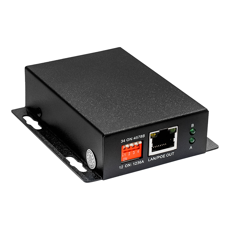 PoE удлинитель NST NS-EX-1FP/A, 1×RJ45, 30W, 400м