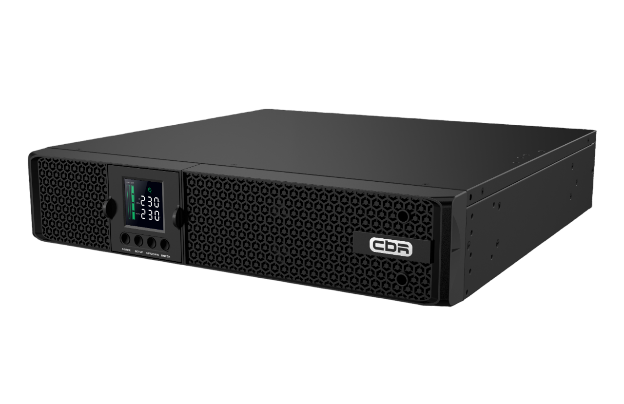 ИБП CBR PLS-1KRT-8I-LCHERSC, 1000 VA / 900 Вт, 8×C13, 1U
