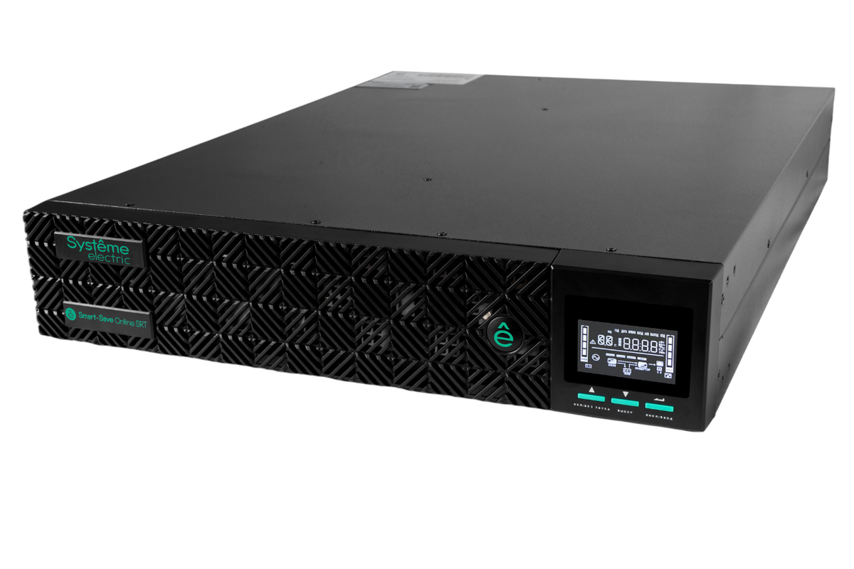 ИБП Systeme Electric SRTSE2000RTXLIG2, 2000VA/2000W, On-Line, Rack 2U, LCD