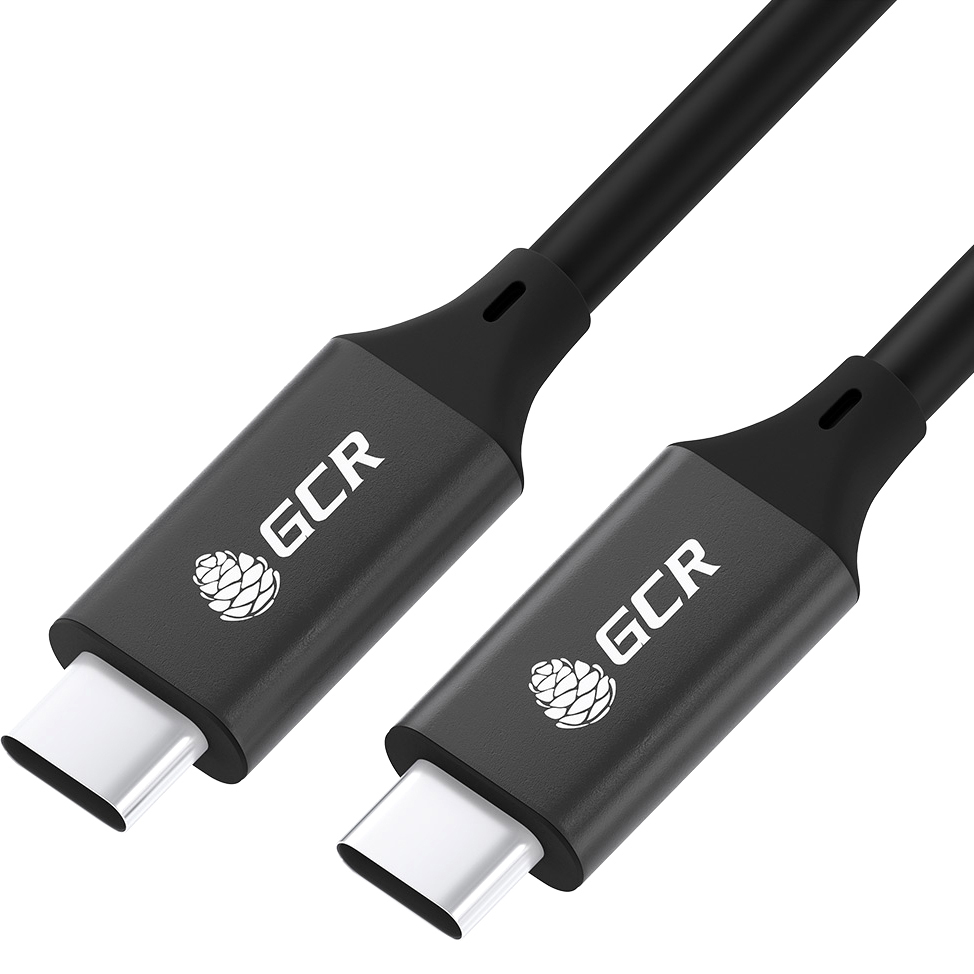 Кабель GCR GCR-54072 USB 3.1 Type-C — Type-C, 2 м, 100 Вт, 10 Гбит/с