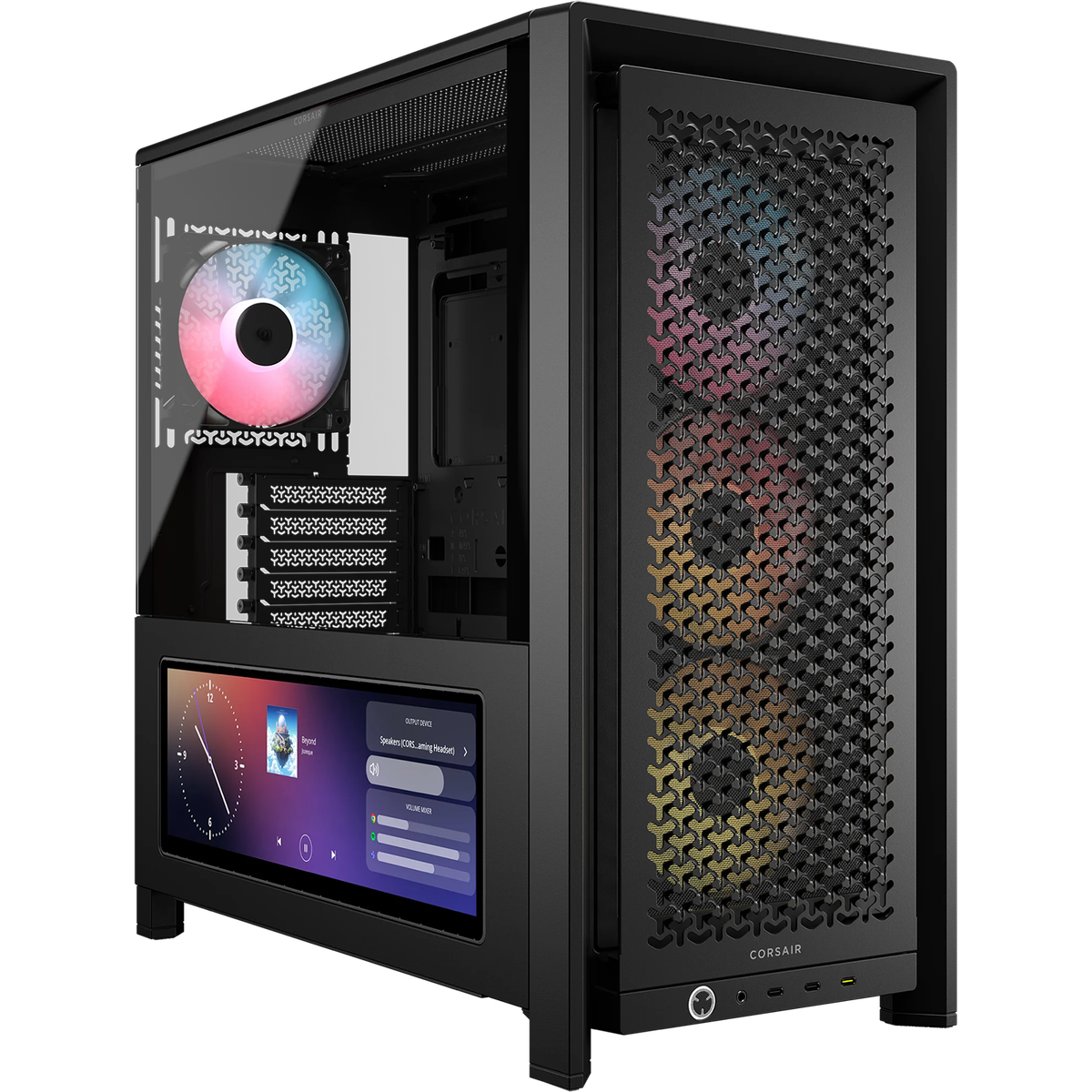 Корпус Corsair Frame 4000D LCD RS ARGB, Midi-Tower, E-ATX/ATX, 3×120 мм ARGB, USB-C