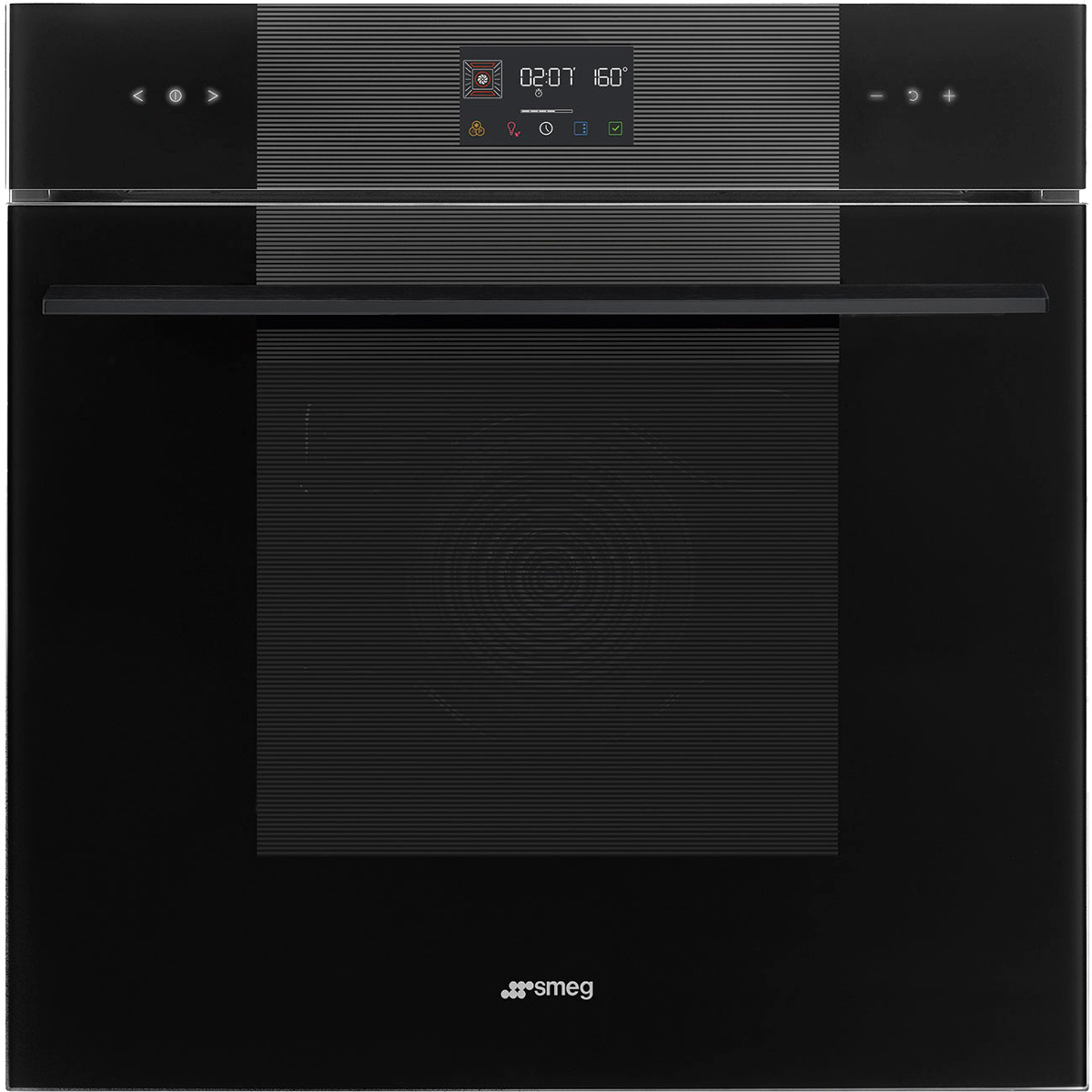 Духовой шкаф Smeg SOP6102TB3, электрический, 68л, пиролиз, чёрный
