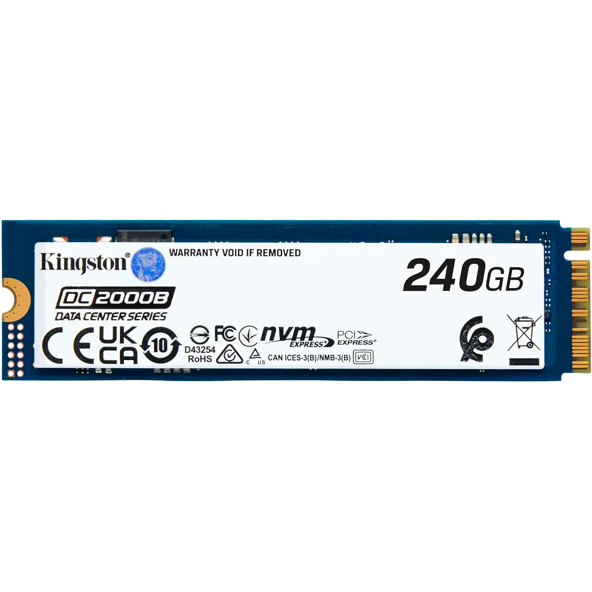 Твердотельный накопитель Kingston SEDC2000BM8/240G, 240ГБ, M.2 NVMe PCIe 4.0x4
