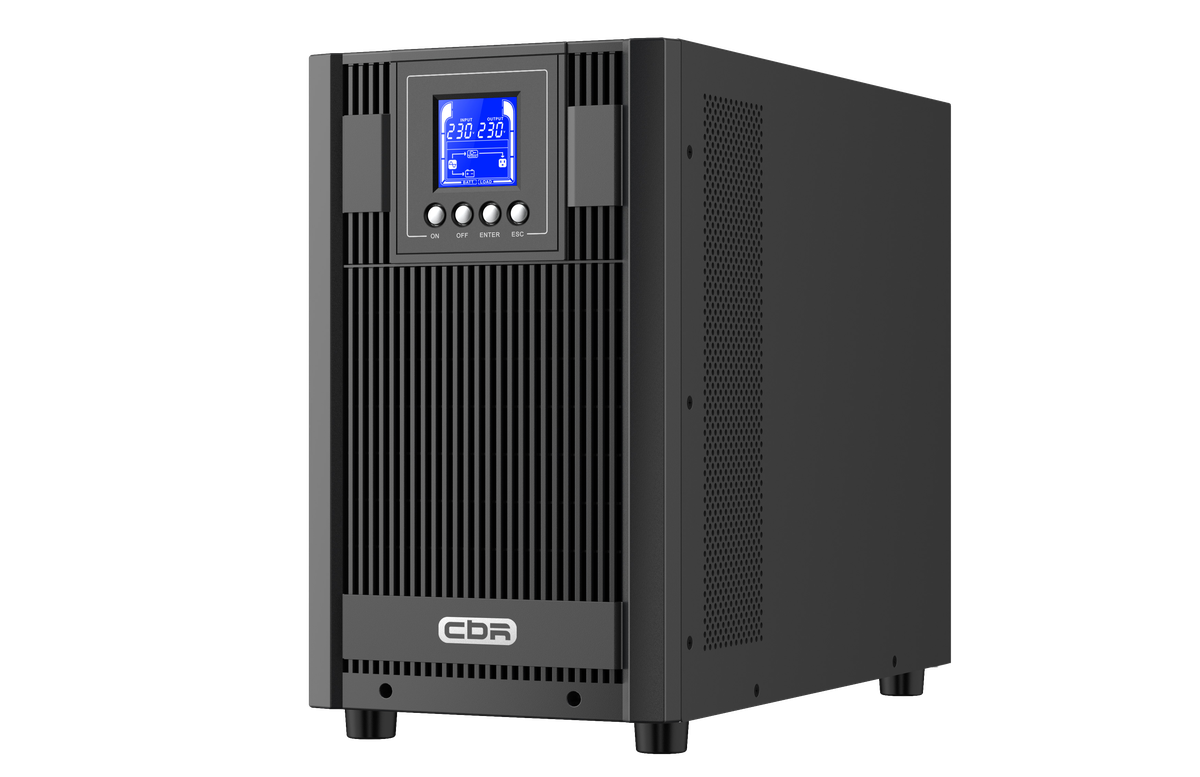 ИБП CBR ESN-3KT-4F-LCHERSC, Online 3000VA/3000W, 4×Schuko, Tower