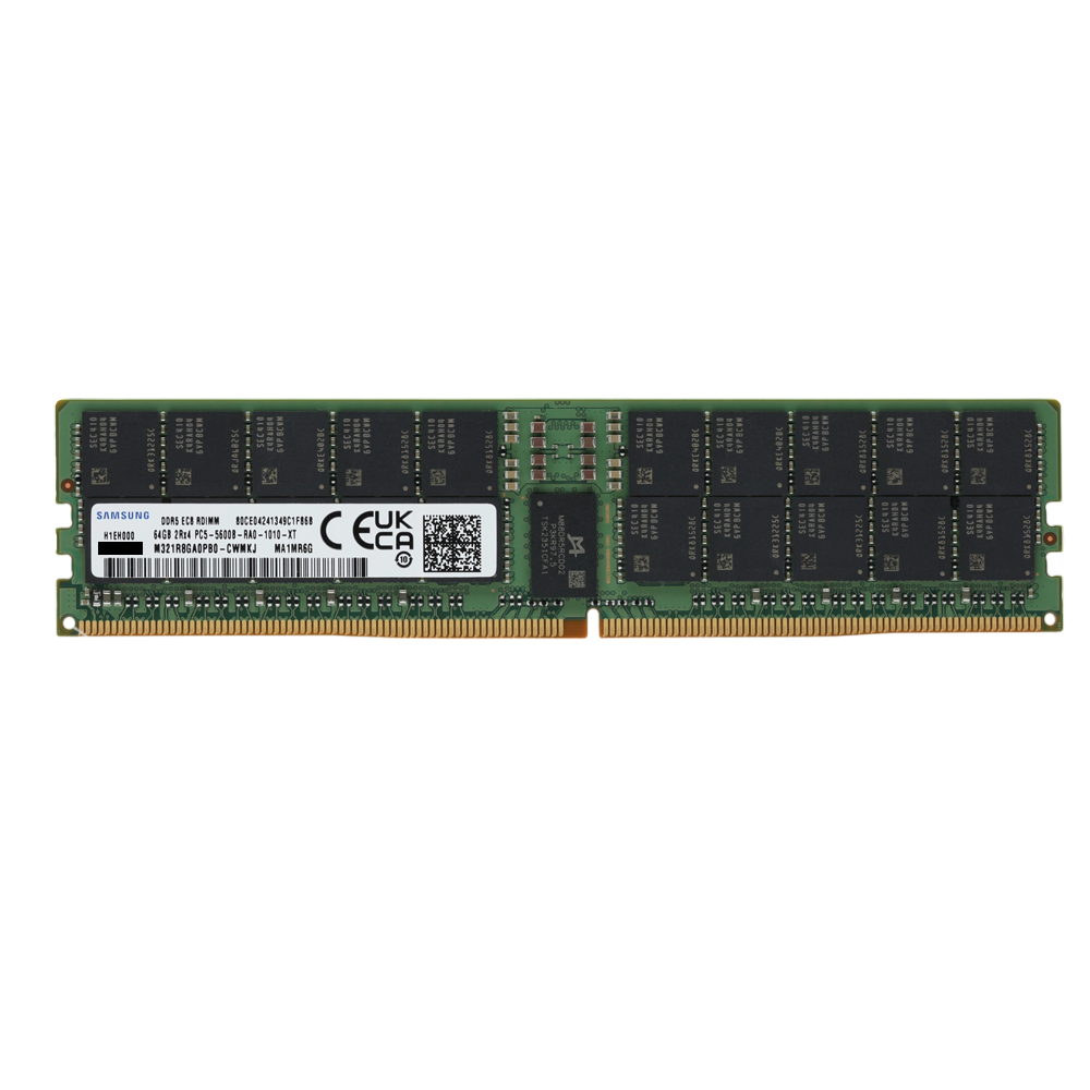 Оперативная память Samsung M321R8GA0PB0-CWMKJ, DDR5, 64 ГБ, RDIMM, 5600 МГц