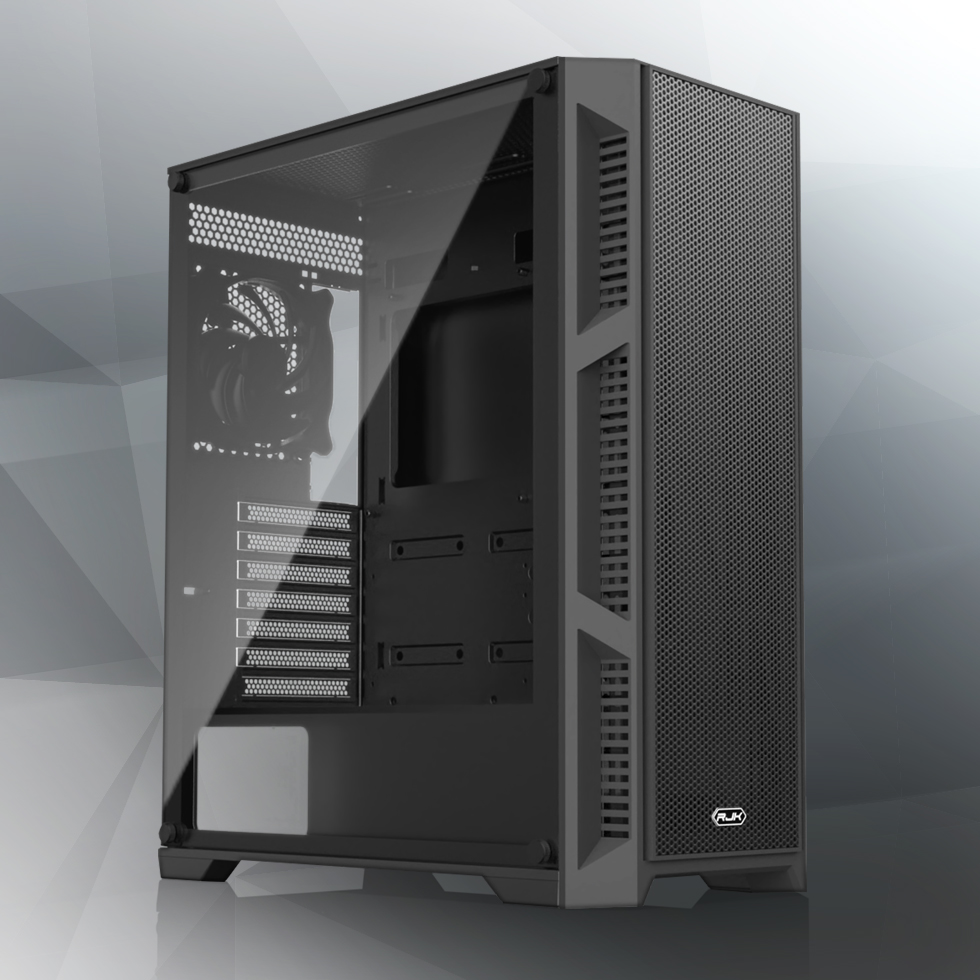 Корпус Raijintek 0R20B00224, ATX, Midi-Tower, черный