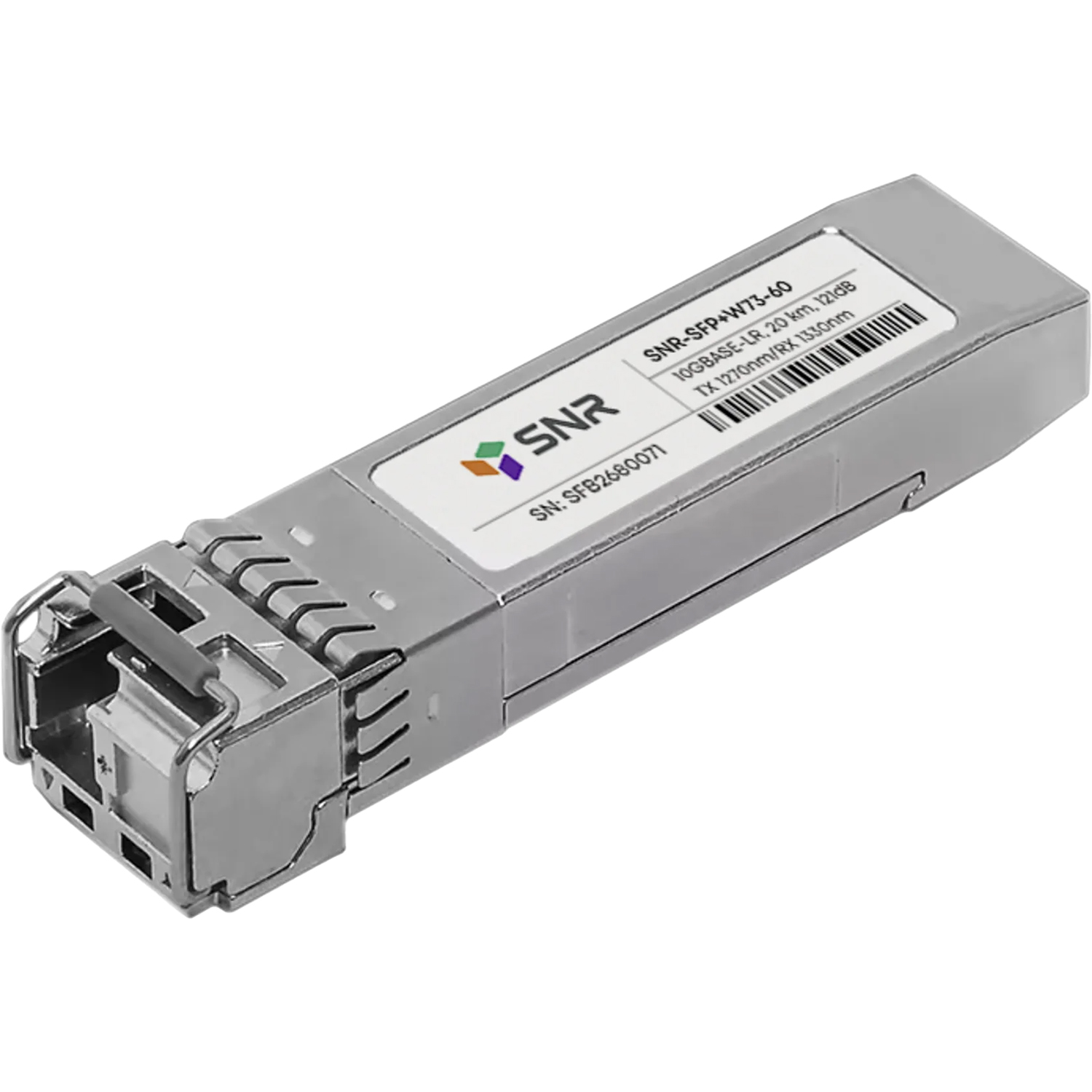Модуль SFP+ SNR SNR-SFP+W73-60, WDM, 10Gbps, 60км, 1270нм