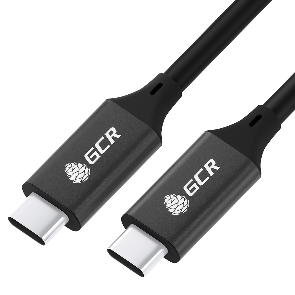 Кабель USB GCR GCR-54071, USB 3.2 Gen 2 Type-C–Type-C, 1 м, 100 Вт/20 В/5 А, 10 Гбит/с